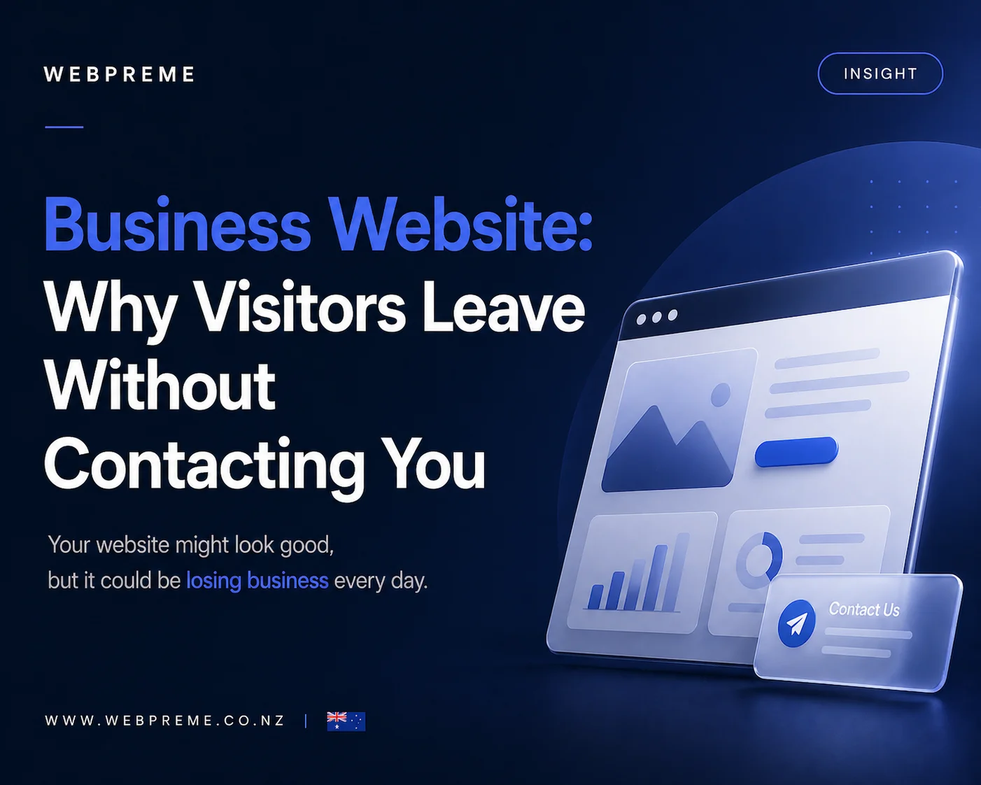 Business Website: Why Visitors Leave Without Contacting You