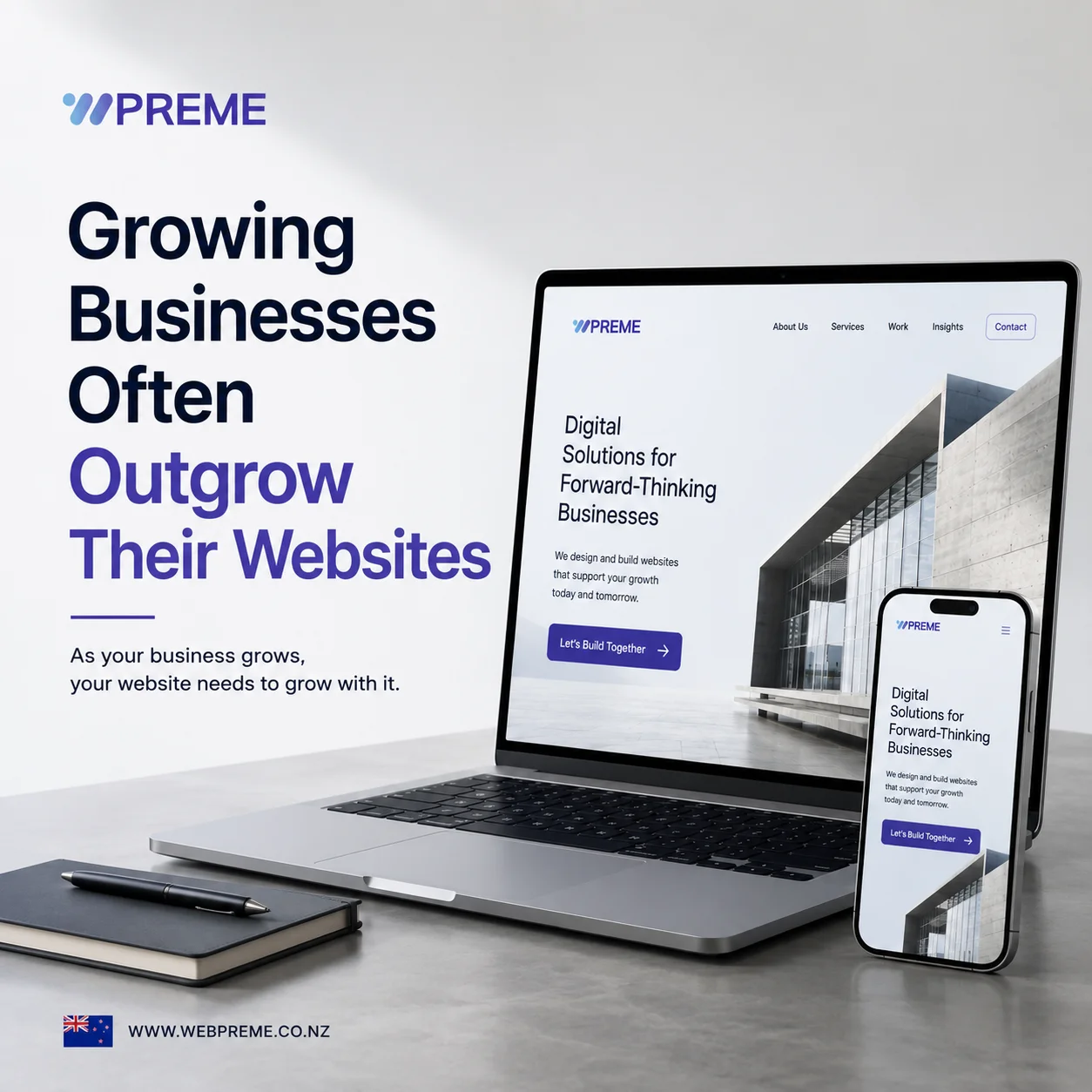 Growing Businesses Often Outgrow Their Websites