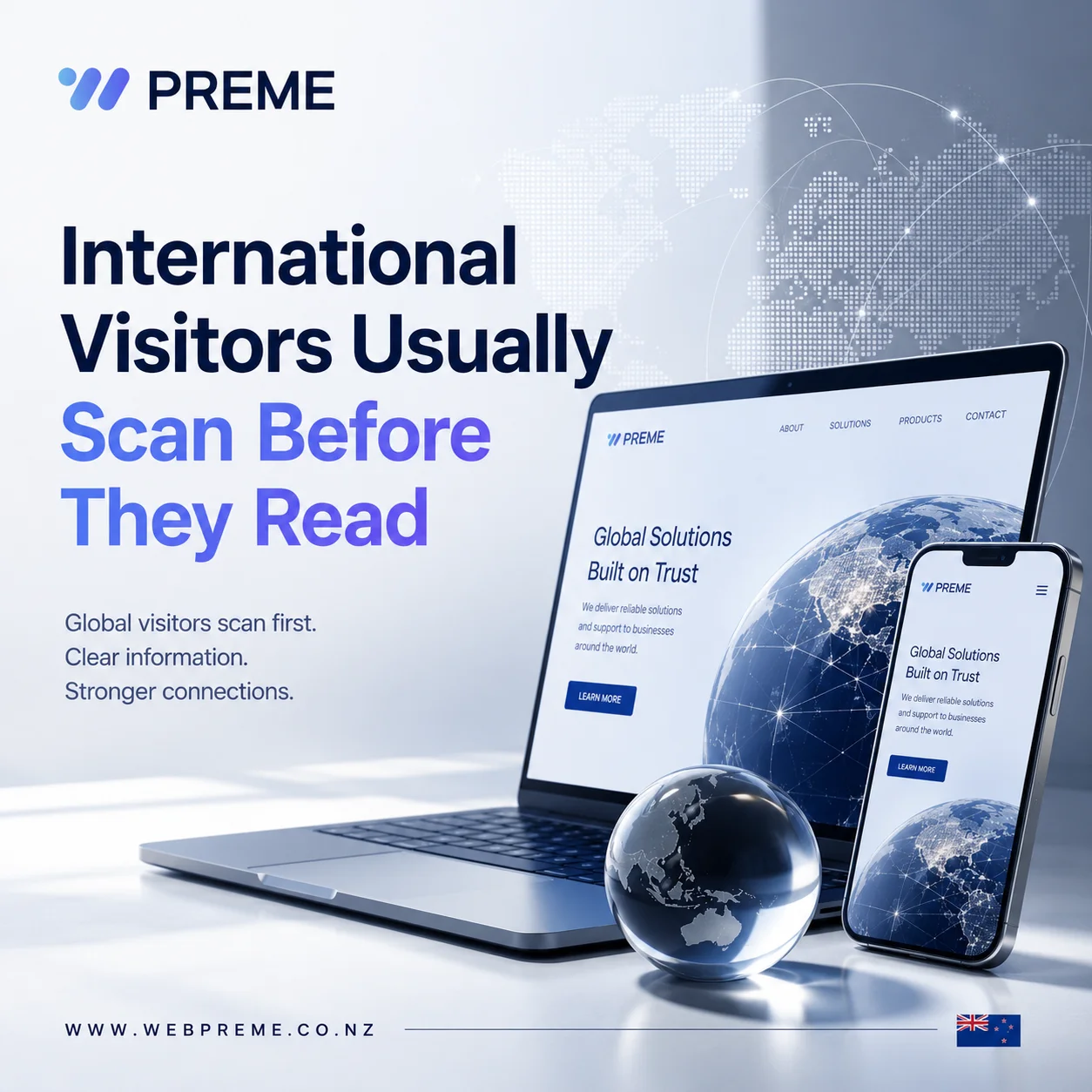 International Visitors Usually Scan Before They Read