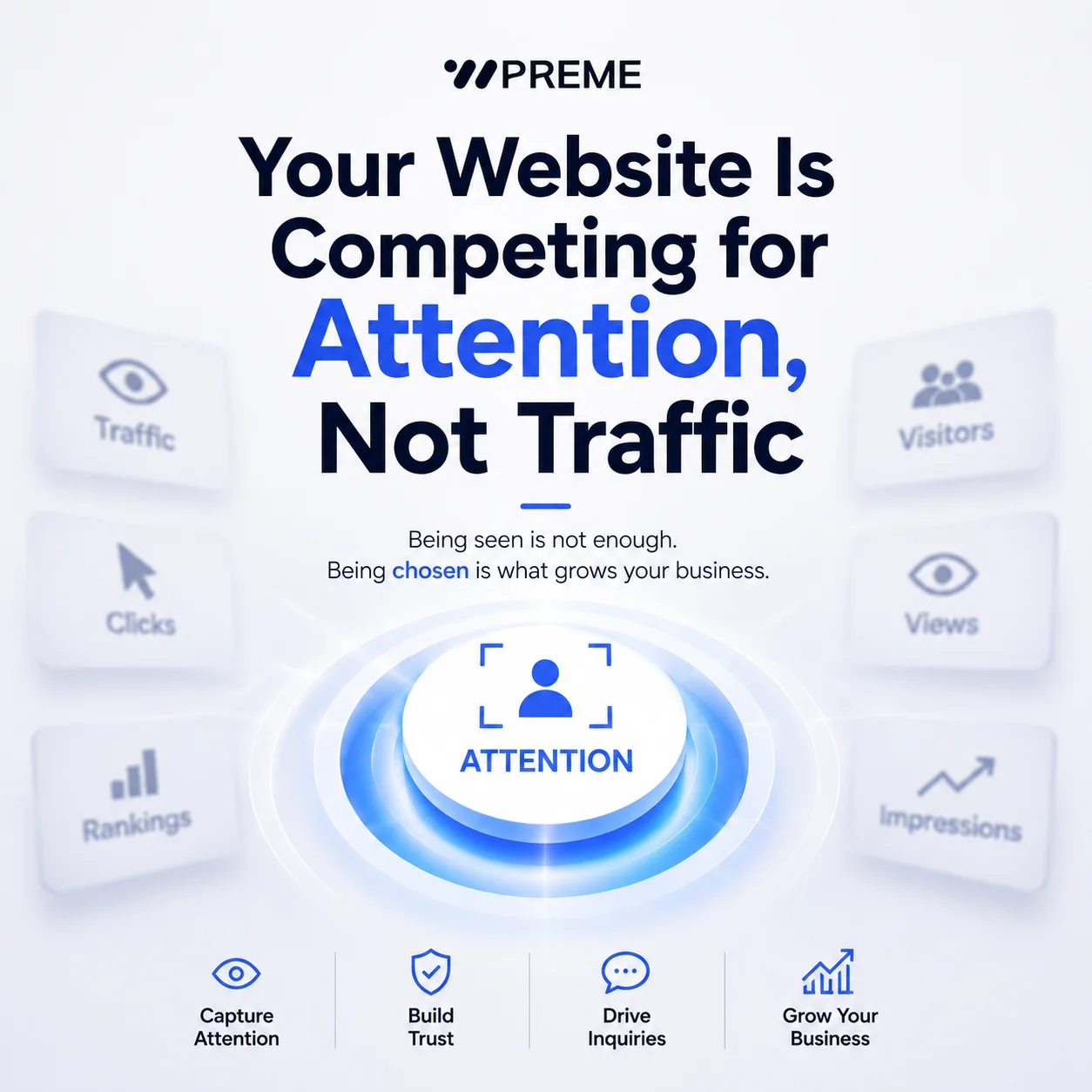 Your Website Is Competing for Attention, Not Traffic