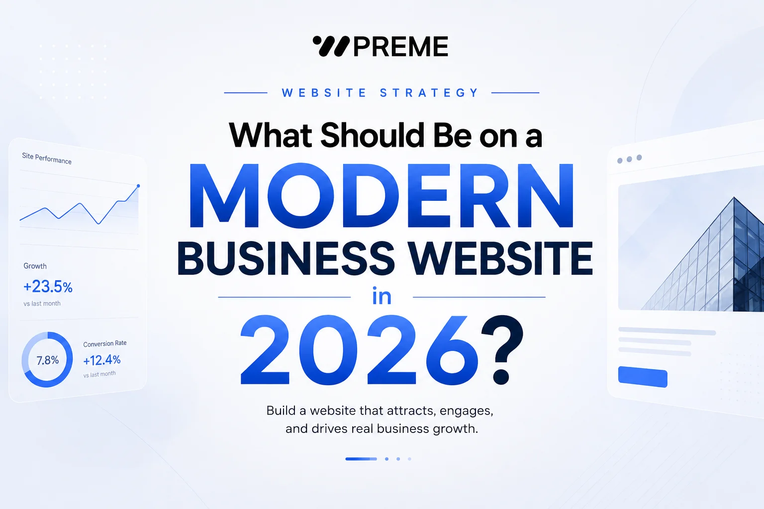 What Should Be on a Modern Business Website in 2026?