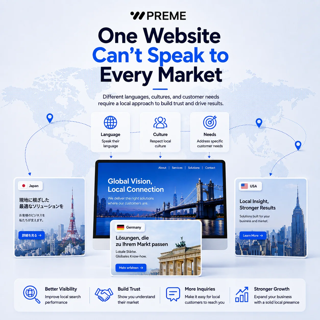 One Website Can't Speak to Every Market