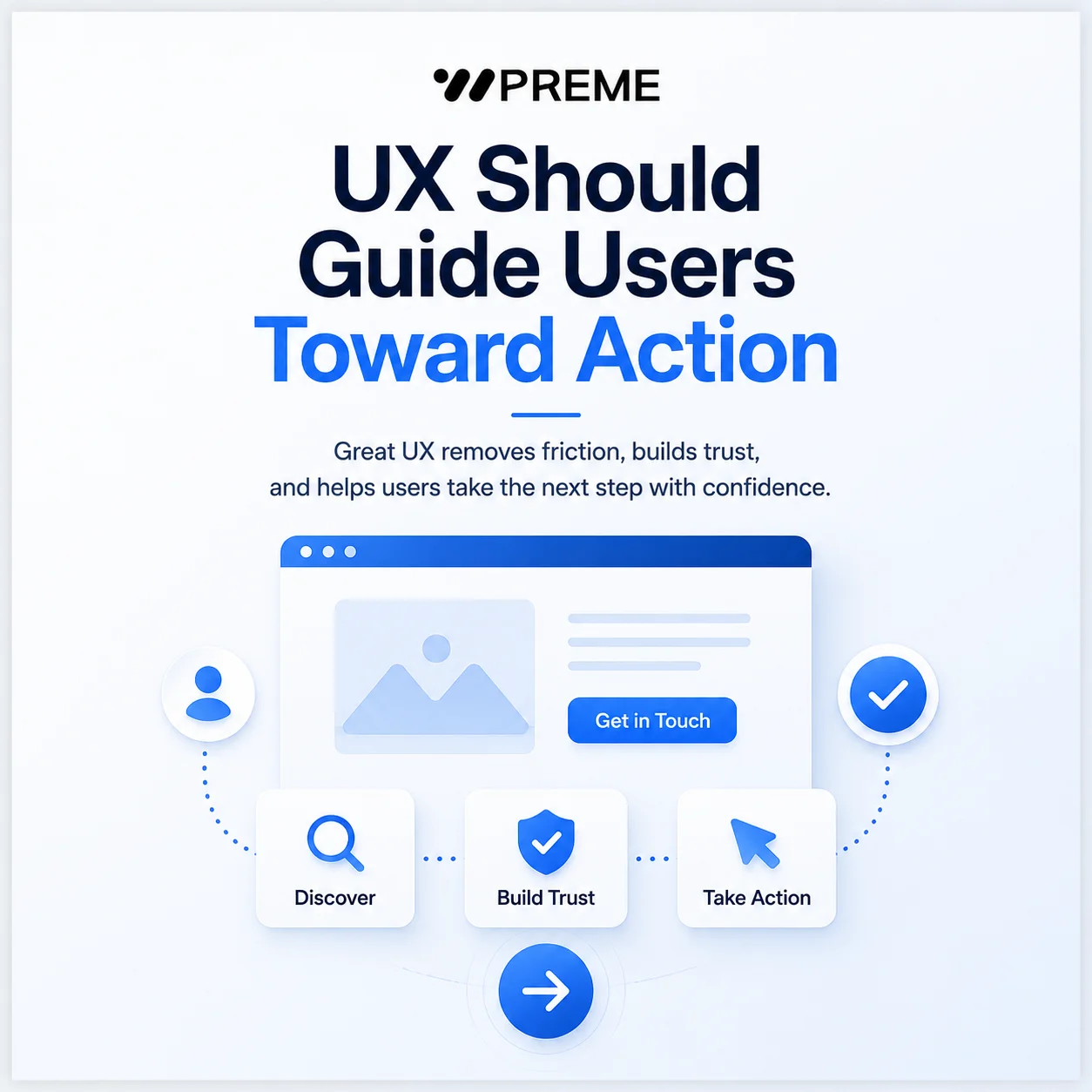 UX Should Guide Users Toward Action