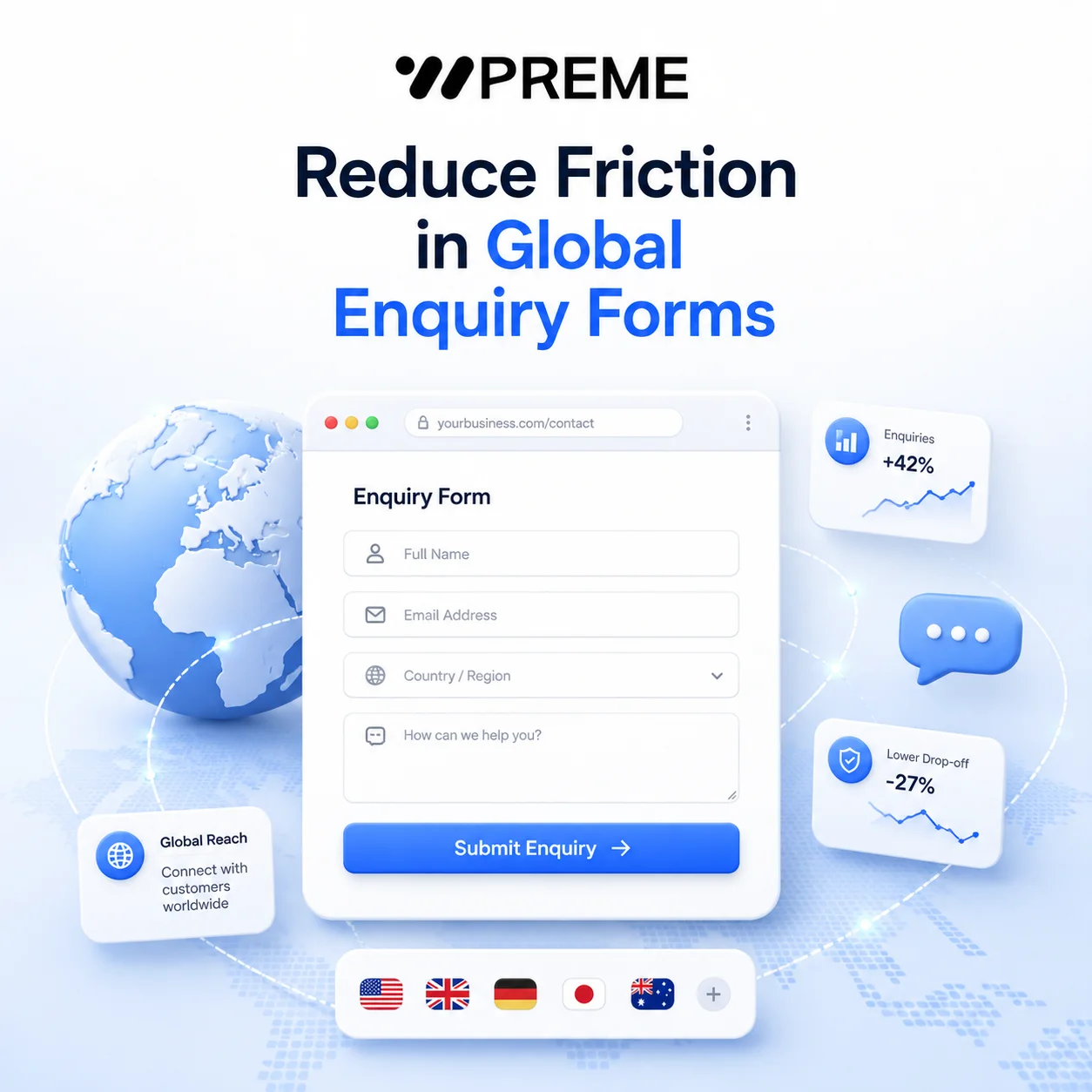 How to Reduce Friction in Global Website Enquiry Forms