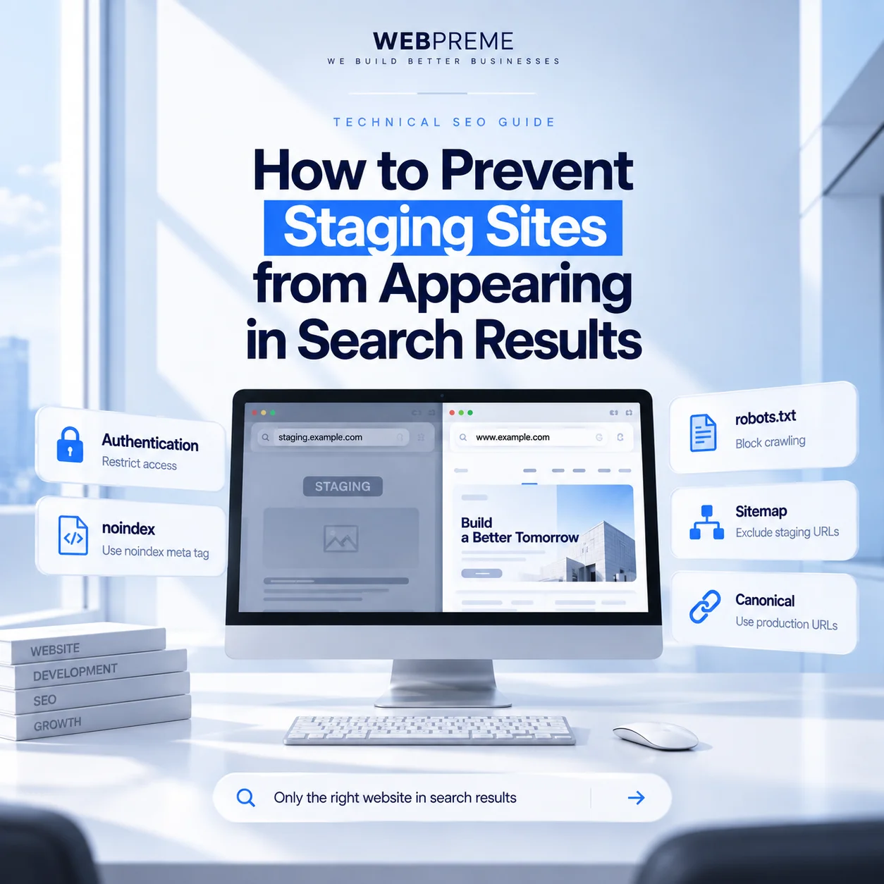 How to Prevent Staging Sites from Appearing in Search Results