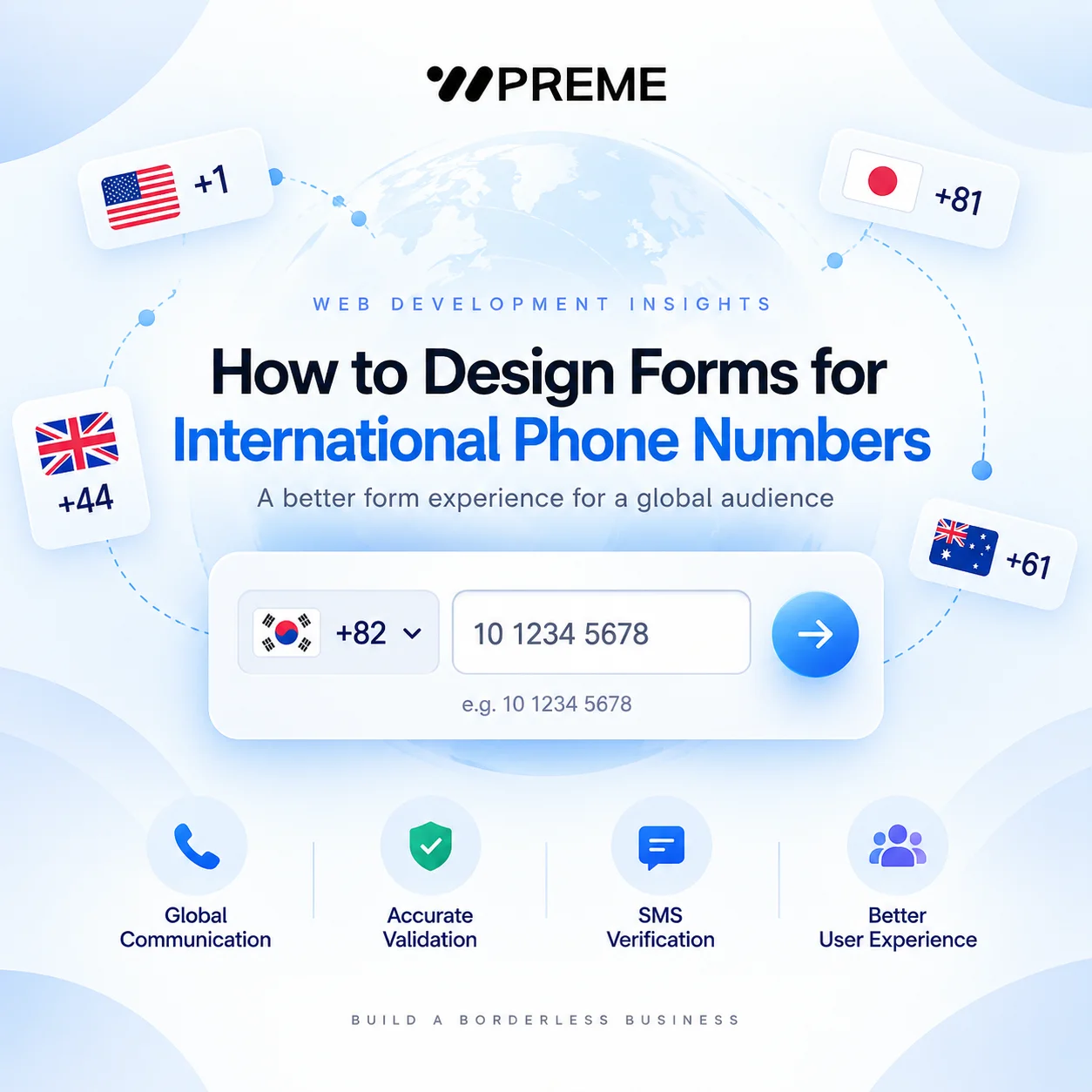 How to Design Forms for International Phone Numbers