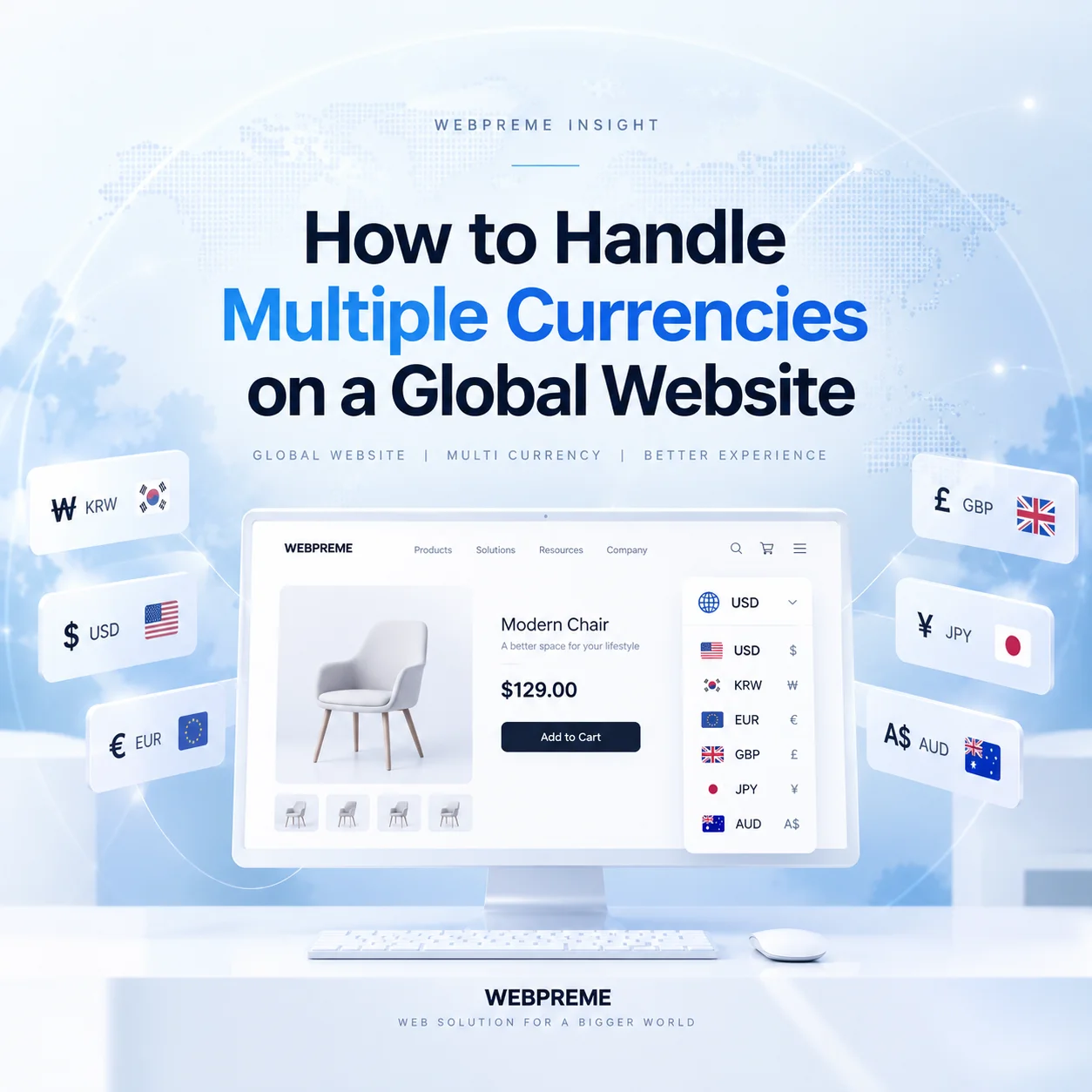 How to Handle Multiple Currencies on a Global Website