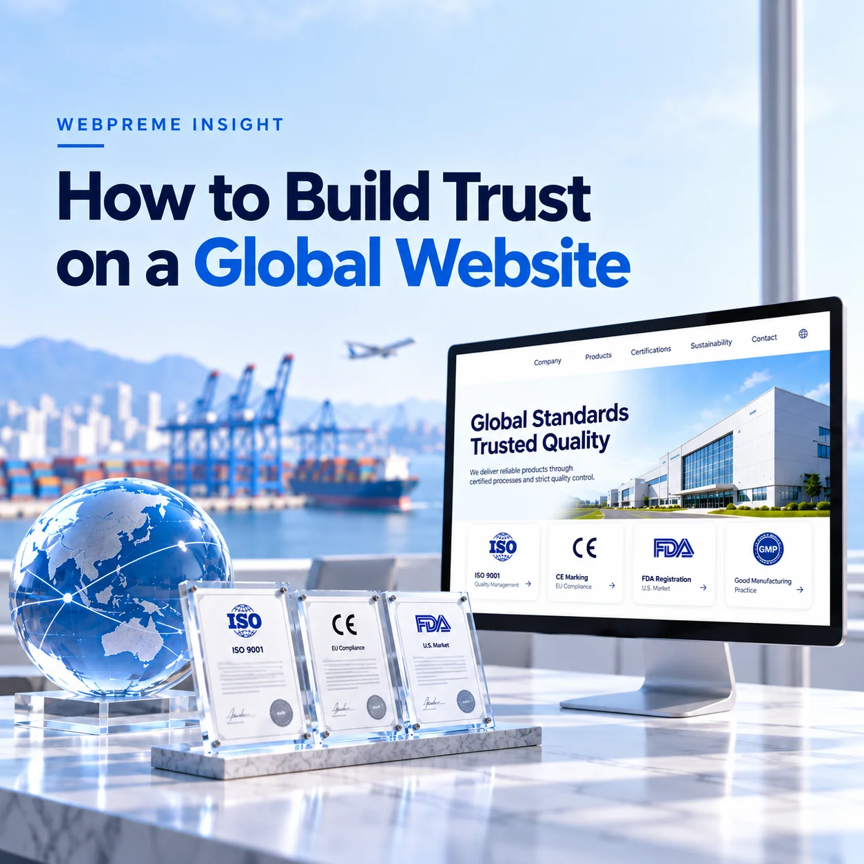 How to Show Certifications and Compliance on a Global Website