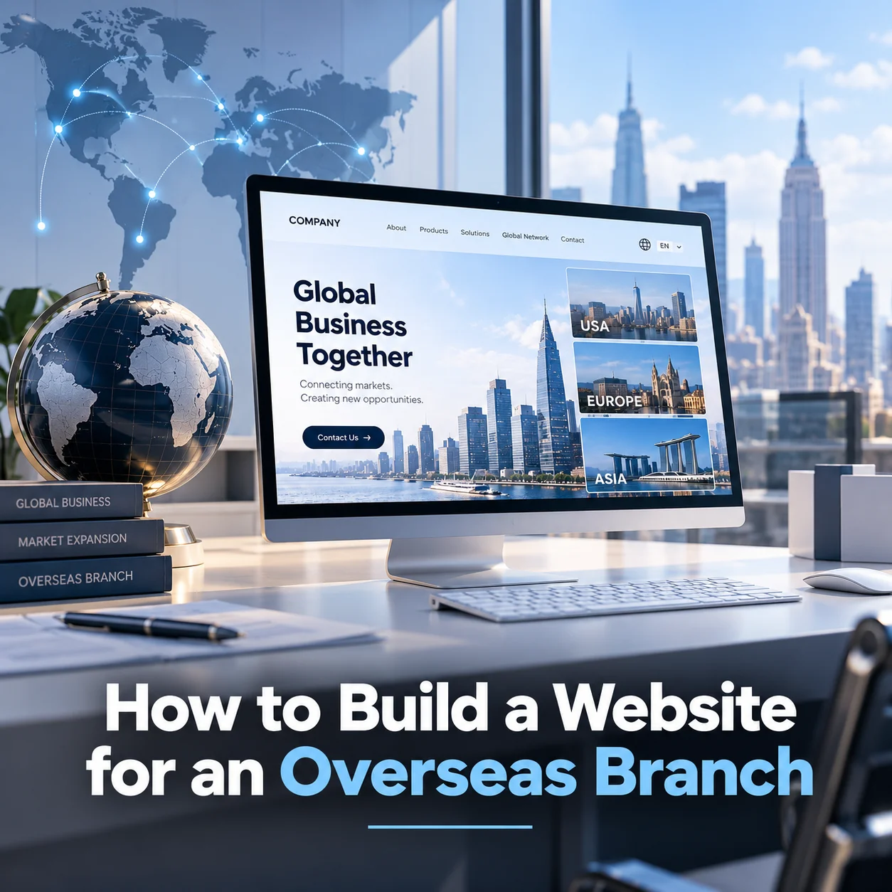 How to Build a Website for an Overseas Branch