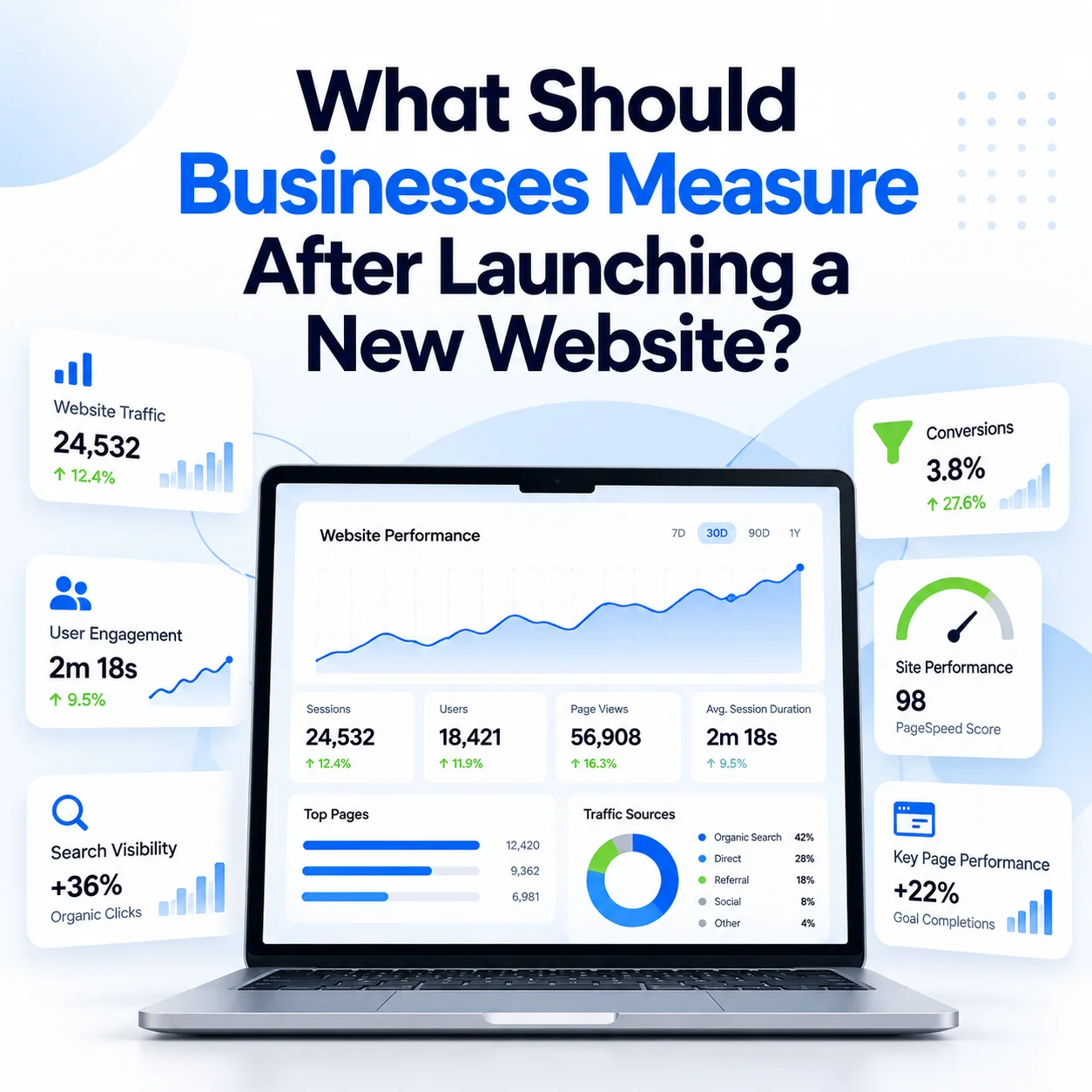 What Should Businesses Measure After Launching a New Website?